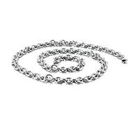 YXWYXWA 45-70CM Cable Necklace Chain, 2-10MM Chain Necklace for Men, Gold/Silver Stainless Steel Necklace for Him