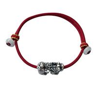 YXWYXWA Bracelet 925 Sterling Silver Panda Pendant Bracelet, Adjustable