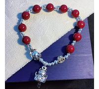 YXWYXWA Bracelet Beaded,Protection Bracelets for Men Women，Feng Shui Bracelet Cinnabar Sterling Silver Lucky Cat Pendant Good Luck Wealth Bracelets Ward Off Evil Talisman for Prosperity Money 2025