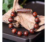 YXWYXWA Bracelet Feng Shui Amulet Bracelet,Tibetan Style Dzi Beads Bracelet,Natural Agate Beaded Bracelet,Attract Wealth Money And Good Luck,Couple Bangle,Gifts On Mothers Day Birthday Anniversary-Dzi