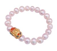 YXWYXWA Bracelet Feng Shui Freshwater Pearls Gold/Pi Yao Wealth Bracelet Parent Child Payment Charm Reiki Spiritual Chakra Amulet Lucky Ward Off Evil Bracelet, Type