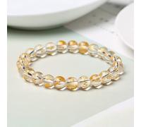 YXWYXWA Bracelet Mantra Six-Character Proverbs Buddhist Bead Bracelet,Feng Shui Bracelet,Couple Taliman Bracelet,White Crystal Beads Bracelet,Attract Wealth Money and Good Luck,Jewelry Gifts-Bracelet