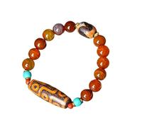 YXWYXWA Bracelet Tibetan Style Dzi Beads Bracelet,Feng Shui Amulet Bangle,Natural Agate Beaded Bracelet,Christmas, Easter, Valentine's Day,Anniversary,Birthday Present,Jewelry Gifts,C3