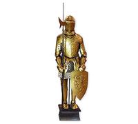 YXWYXWA Desktop Decoration Knight Armor Home Decor Figurine Medieval Iron Decoration Statue Sculpture Office Desktop Ornaments Statue Statues Figurine Decor (Type : E)