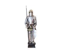 YXWYXWA Desktop Decoration Knight Armor Home Decor Figurine Medieval Iron Decoration Statue Sculpture Office Desktop Ornaments Statue Statues Figurine Decor (Type : B)