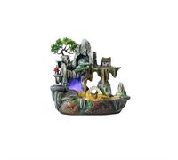 YXWYXWA Desktop Fountain Rocky Mountain Flowing Water Fountain Living Room High Mountain Circulating Water Humidifier Office Front Desk Desktop Decoration Tabletop Fountain (Color : 04)