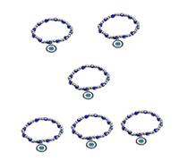YXWYXWA Devil Jewlery Decor Hamsa Beaded Gemstone Eye Bead Pendant Blue Beads Women Wrist Chains Alloy Jewelry Woman s