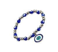 YXWYXWA Devil Jewlery Decor Hamsa Beaded Gemstone Eye Bead Pendant Blue Beads Women Wrist Chains Alloy Jewelry Woman s