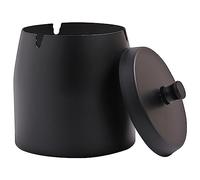 YXWYXWA Extra Large Ashtray with Lid for Cigarette, Stainless Steel Smokeless Odorless Windproof Ash tray for Home Office Tabletop Outside Patio Outdoor Balcony