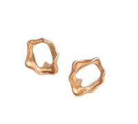 YXWYXWA jewelry for women Women Silver Earrings, Minimalist Irregular Geometric Matte Alloy Gold Silver Color Women Stud Earrings Trendy Ol Female Jewelry Gifts For Girlfriend, Wife, Sister, Daughter,