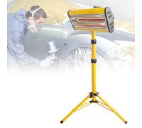YXWYXWA Paint Curing Lamp with Timer, 1050W Short Wave Heater for Car Body Painting, Adjustable Height, / Compatible