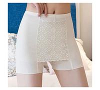 YXWYXWA Plus Size Shorts Under Skirt Women Summer Seamless Ice Silk Pants Lace Double Layer