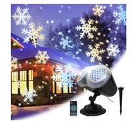 YXWYXWA Projector Light,Halloween Holographic Projector Christmas Led Projector Waterproof Party Garden Wedding Gift Remote Control Snowflake Projection Lights Outdoor Natale Decorazio for Halloween