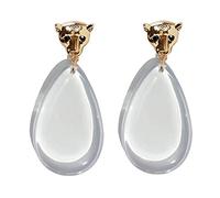 YXWYXWA Resin Earrings for Ladies Fashion Wedding Jewelry Boho Style Elegant Shiny Acrylic Personalized Earrings Christmas