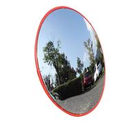 YXWYXWA Road Traffic Mirror with Brim, Suitable for Indoor and Outdoor use, Warehouse, Wide Angle Clear Vision, Corner Mirror Blindspot for Wall, Suitable for Blind Spot Corn