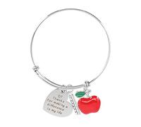 YXWYXWA Telescopic s Hand Jewelry Tourmaline Miss Bead Moonstone Gold present Teacher Appreciation Bangle Stainless Steel