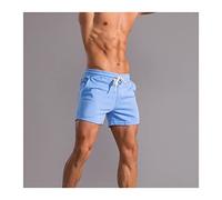 YXWYXWA Training Shorts Men Gym Shorts Elastic Waist Drawstring Fitness Clothes Men Breath and Cool Sports