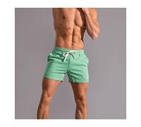 YXWYXWA Training Shorts Men Gym Shorts Elastic Waist Drawstring Fitness Clothes Men Breath and Cool Sports