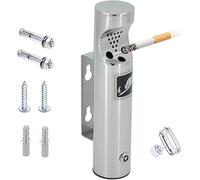 YXWYXWA Wall Mounted Ashtray Stainless Steel with Lock, Tubular Public Ashtray for Restaurants, Offices and Hotels by, 28.5 x 6.5 cm