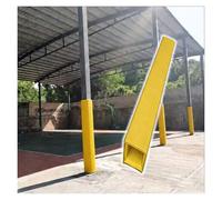 YXXSDP 4ft Tall Anti Slip Backyard Court Post Protector Cushion, Square Padding to Wrap Around Metal Pole, Indoor & Outdoor Use(Yellow,11.5"x11.5" (29x29cm))