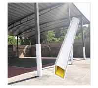 YXXSDP 4ft Tall Anti Slip Backyard Court Post Protector Cushion, Square Padding to Wrap Around Metal Pole, Indoor & Outdoor Use(White,11.5"x11.5" (29x29cm))