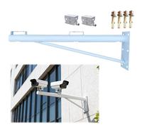 YXXSDP Clamp-mounted Surveillance Bracket, Universal Security Galvanised Steel Camera Support, 3 Installation Methods Available, Customisable(Wall-mounted,L 0.6m/2ft)