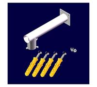 YXXSDP Clamp Surveillance Bracket, Steel Customizable Stand with Accessories, Multi-scenario Applicable Support for Subway Stations/Residential(Single-ball wall mount)