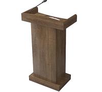 YXXSDP Rolling Floor Podium with Wheels, Church Classroom Speaking Lectern Stand, Laptop Computer Book Holder/Standing Desk for Reading, Teacher Speaker Cart (Size : With drawers)