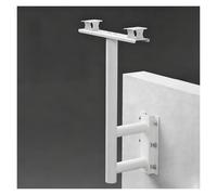 YXXSDP Single/Dual Security Camera Mount, Customisable Outdoor T-shaped Surveillance Pole, Mounting Bracket for Yard/Driveway/Garden(Dual Gun,H 1.5m/5ft)