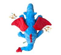 YXYANI Dragon Toy Dog Toy Blue Stuffed Animals Chew Toy Plush Squeaky Dog Birthday Toys for Small Large Big Dogs Keep Dogs Teeth Healthy 14"(Dragon)