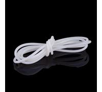 YXYFA 1M Solid Silicone Cord, Diameter 3mm-25mm White Rubber Gasket Trim Seal Strip, Solid Rubber Weather O Ring Stripping(6mm)