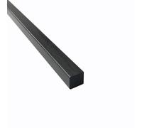 YXYFA 4pcs 500mm Solid Square Carbon Fiber Rods, 5x5x500mm, Industrial Grade