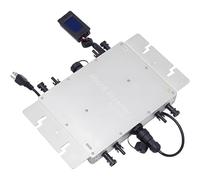 YXYLJOZ 1200W 1400W 1600W Micro Solar Inverter, MPPT, IP65 Waterproofs, Self-Cooling, Home Solar Power, Grids Tie, Auto AC 120V/230V, Efficient Energy Conversion (1200w)