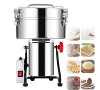 YXYLJOZ 4500g Electric Grain Grinder Mill for Spice/Herb/Coffee, High Speed Herb Grinder with Open-Cover-Stop Protection,Timer Control, 5000W Commercial Motor