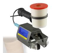 YXYLJOZ 60W Automatic Wood Veneer Stitching Machine, Handheld Cycloidal Splicing Tool for 0.1-1mm Thickness Panels, Stainless Steel, for Woodworking, Home Furniture Repair 1Glue (1glue)