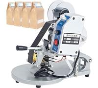 YXYLJOZ Manual Hot Foil Stamping Printer for Date Code,20-80 Time/min Speed,1-3 Row Ribbon Coding Tool for Aluminum Foil and Plastic Film Bags