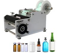 YXYLJOZ Manual Labeling Machine, Semi -Automatic Round Bottle Labeling Machine, Simple and Convenient,