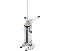YXYLJOZ Multi-Function Manual Churro Maker, Commercial Stainless Steel Spanish Churrera Machine with 5 Molds, Ideal for Afternoon Tea Donuts, Churros, Perfect for Restaurants, Bakeries (3l)