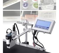 YXYLJOZ Portable Inkjet Coder for Industrial Use Smart Date Printing Machine for Barcodes Batch Numbers Labels and Images (12.7mm)