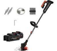YXYLJOZ Portable Weeder - 9000mAh Battery Powered, Small Walk-Behind Lawn Mower for Garden Shrub Trimming