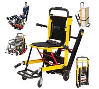 YXYSSMDGHY Electric Crawler Stair Climber, Manual Stair Climbing Wheelchair for Elderly Disabled, Load Capacity 353lb, Folding Lightweight,Up and down Stairs Easy