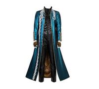 YXZCOS Costume Luxury 【Devil May Cry: DMC3 Vergil】 Cosplay Clothing Game Outfit Role-playing Set Comics Suit Halloween Uniform Carnival Clothes -M