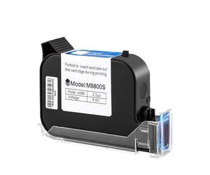 YXZKJZJ 1/2/3/5PC Online Handheld Inkjet Printer Cartridge 12.7mm Black Fast Drying Water-proof Solvent Ink Original Quick-drying for Labeling and Coding(1PCS)