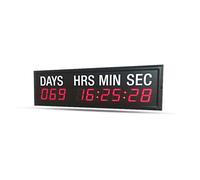 YXZKJZJ 10W One-Sided Electronic Timer Clock For Basketball Match Rock Climbing Marathon Hour Minute Second Reminder Multi-scenario Use