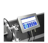 YXZKJZJ 12.7/25.4/50.8mm Label Online Inkjet Printer With 7 Inch Color Touch Screen For QR Bar Batch Code Date Number Large Compacity(1x12.7mm nozzle)