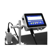 YXZKJZJ 12.7/25.4mm Label Online Inkjet Printer With 5Inch Touch Screen For QR Bar Batch Code Date Number Logo Large Compacity(25.4mm)