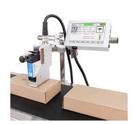 YXZKJZJ 12.7/25.4mm Online Inkjet Printer Production Line Date Batch Number QR Code Automatic Coding Printing Machine Large Compacity(12.7 head 2 ink)
