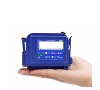 YXZKJZJ 12.7mm 25W Portable Handheld Jet Thermal Inkjet Printer For QR Bar Batch Code Date Logo Expiry Label Large Compacity(Blue with cartridge)