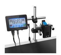 YXZKJZJ 12.7mm Automatic Inkjet Coding Machine Assembly Line Production Date Batch Number Printer Online Packaging Bag Cap Printing Quick-drying for Labeling and Coding