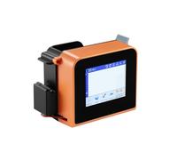 YXZKJZJ 12.7mm Handheld Jet Thermal Inkjet Printer With Touch Screen For QR Bar Batch Code Date Logo Expiry Label Large Compacity